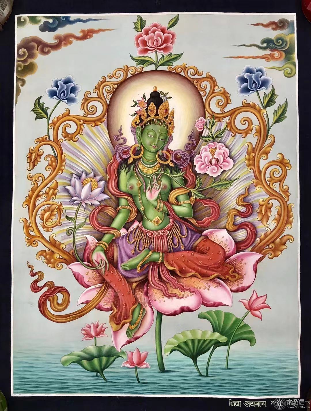 綠度母  紐瓦力   50*40