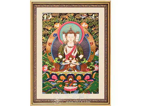 藍金大日如來唐卡60*45