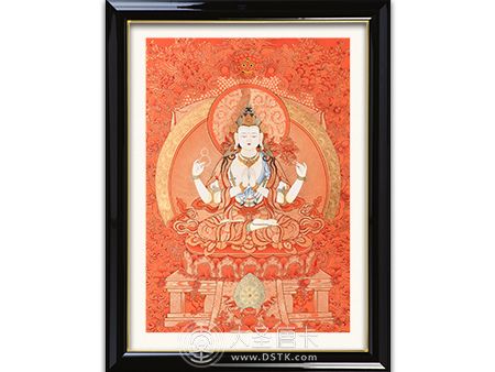 紅唐四臂觀音80＊50