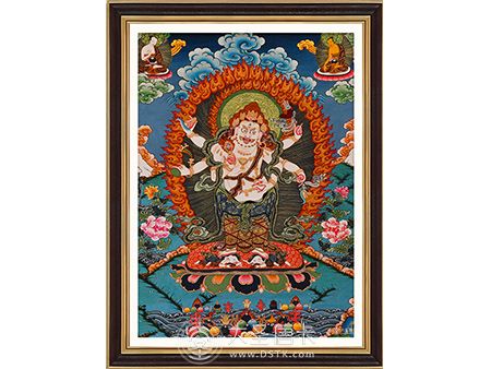 白六臂瑪哈嘎拉 高60