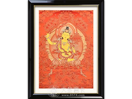 紅唐文殊菩薩80＊50