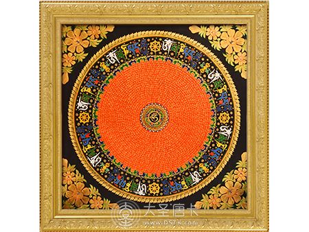 彩色八寶壇城100cm