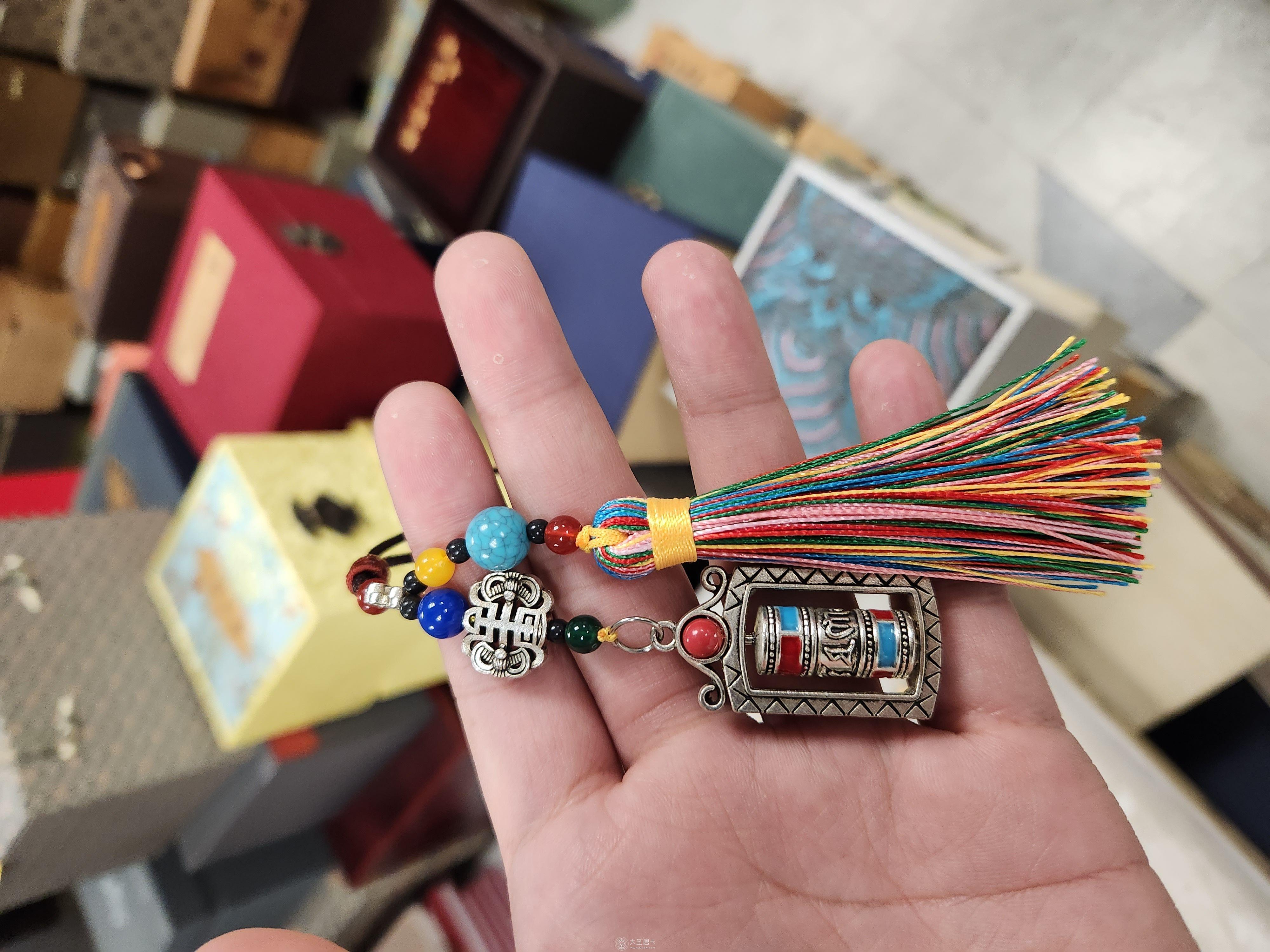 流蘇六字真言轉經輪