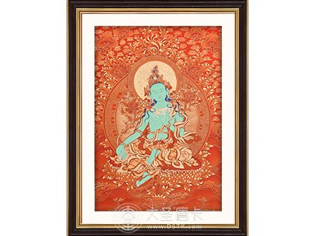 紅唐綠度母65＊45