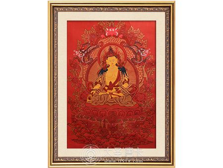 紅唐地藏王菩薩60*45cm