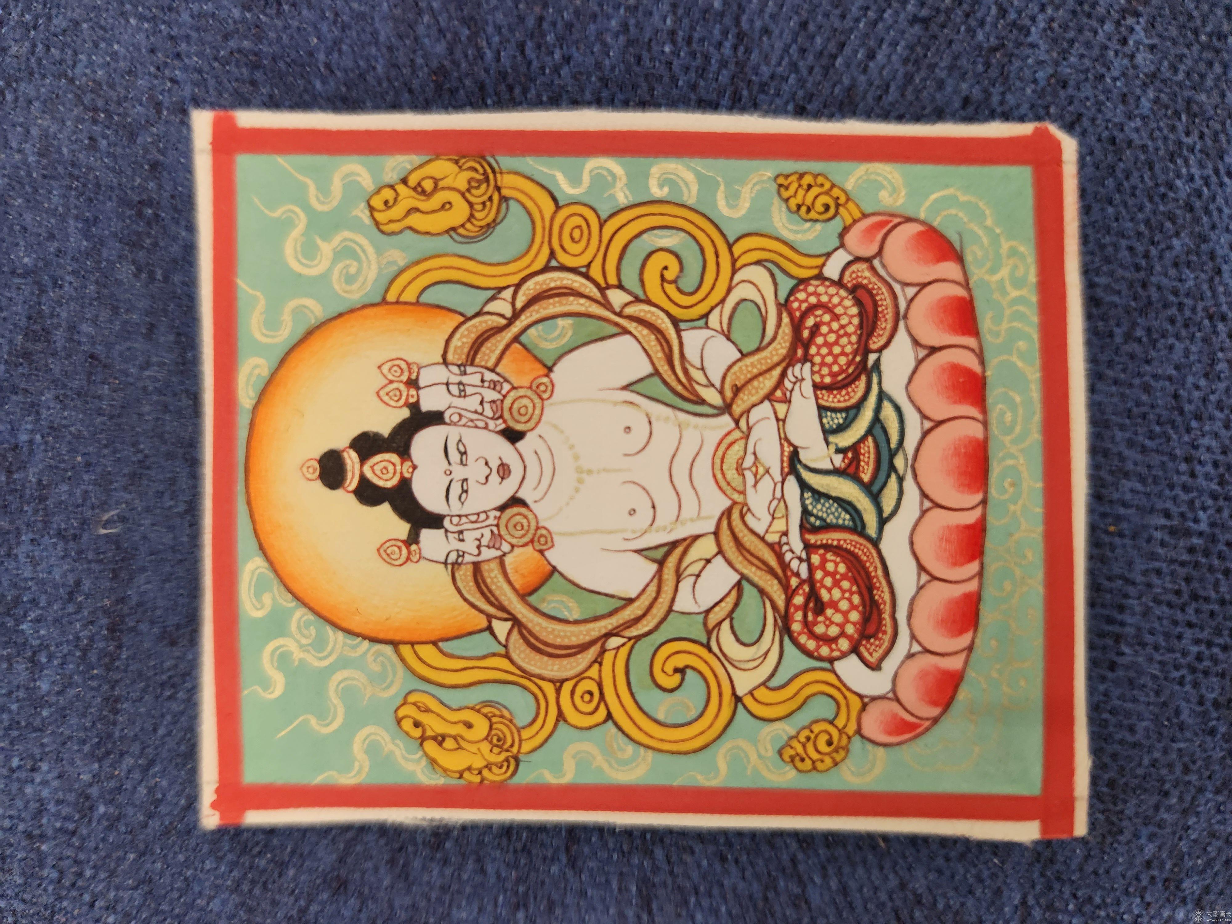 大日如來4＊5cm