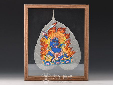 不動佛菩提葉10寸帶框