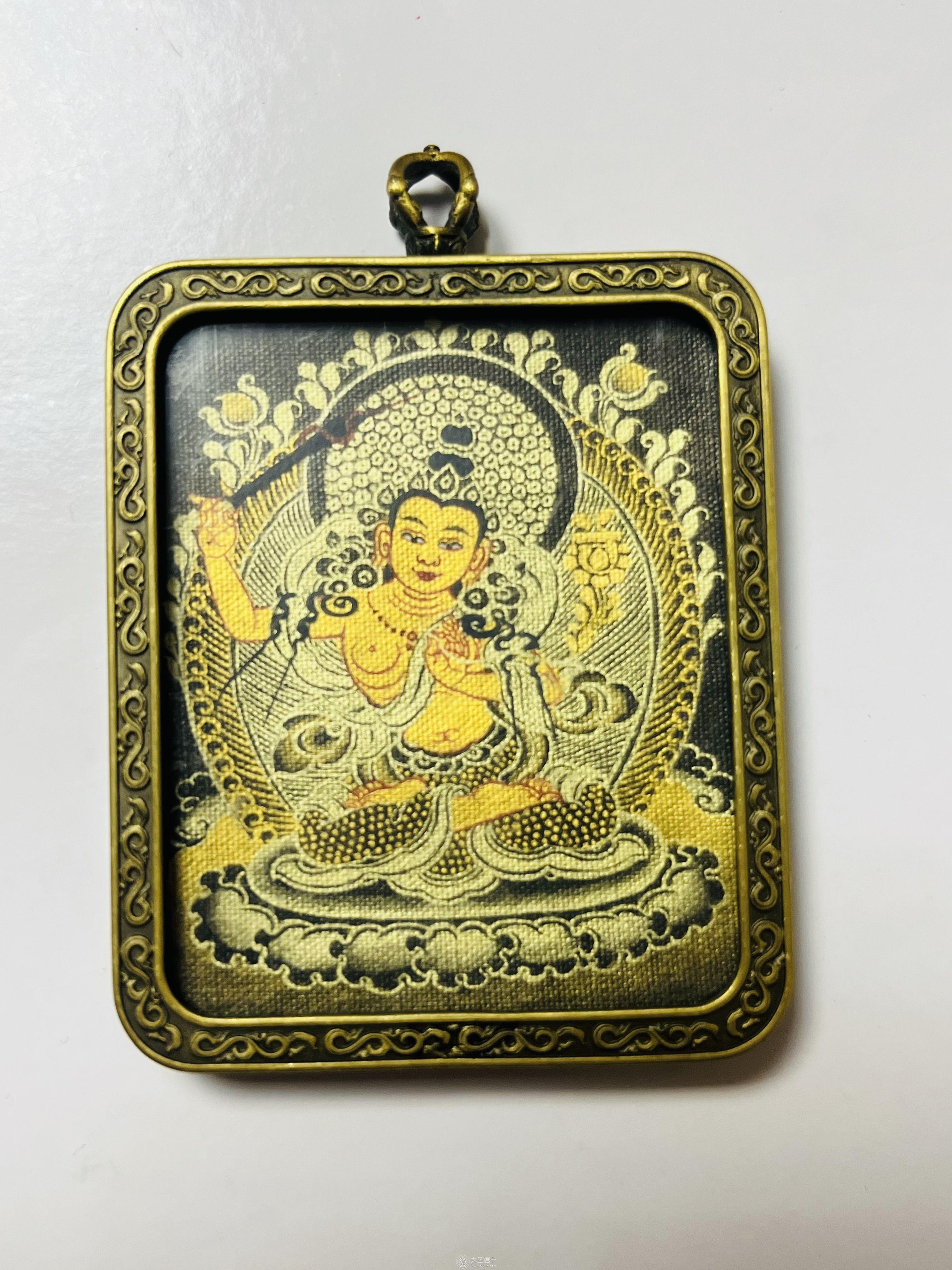 小唐卡文殊菩薩
