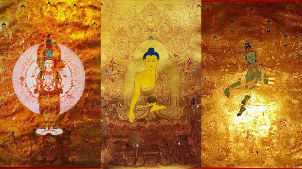 釋迦千手綠度母