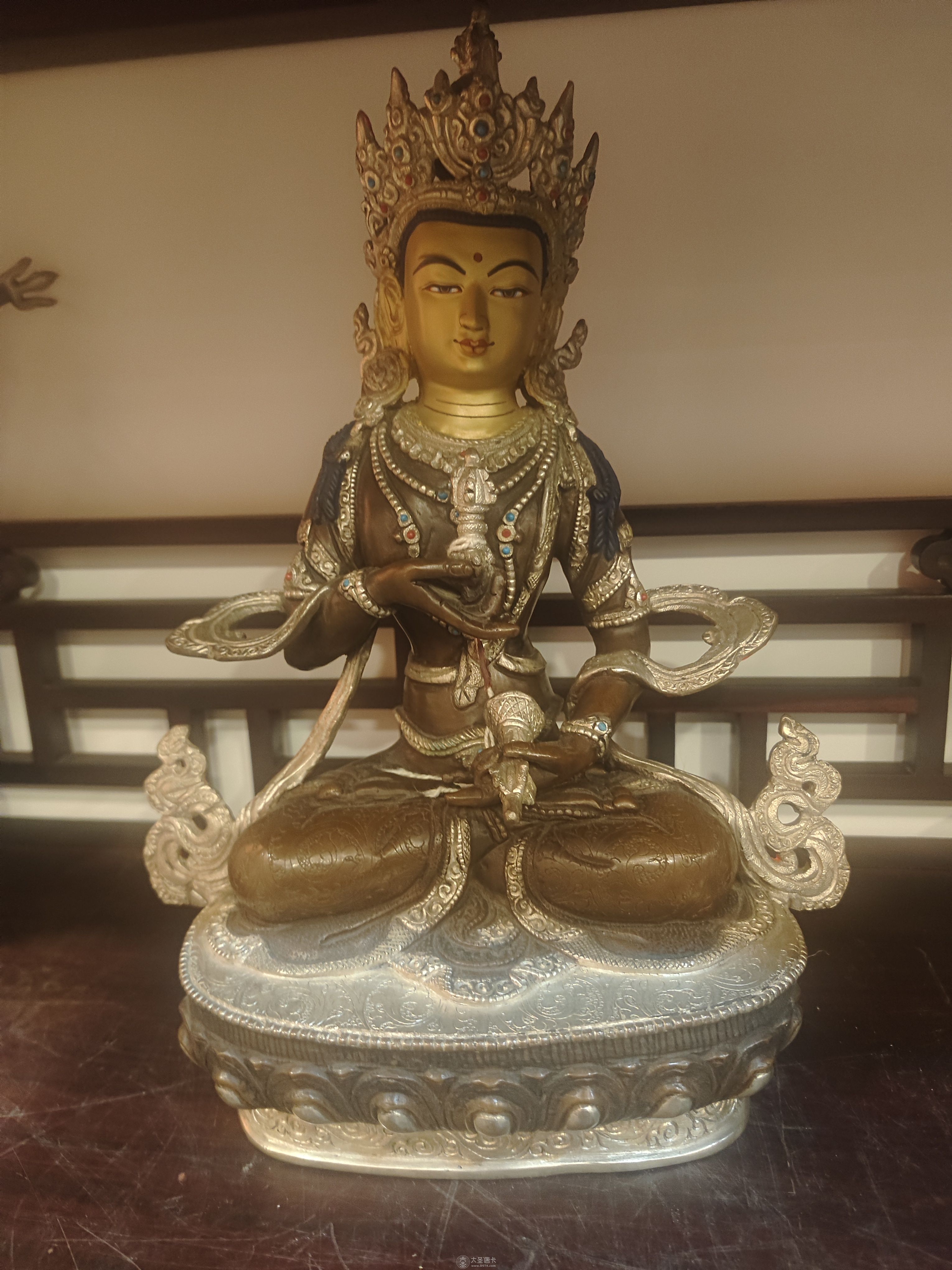 尼泊爾精品紫銅金剛薩埵38公分